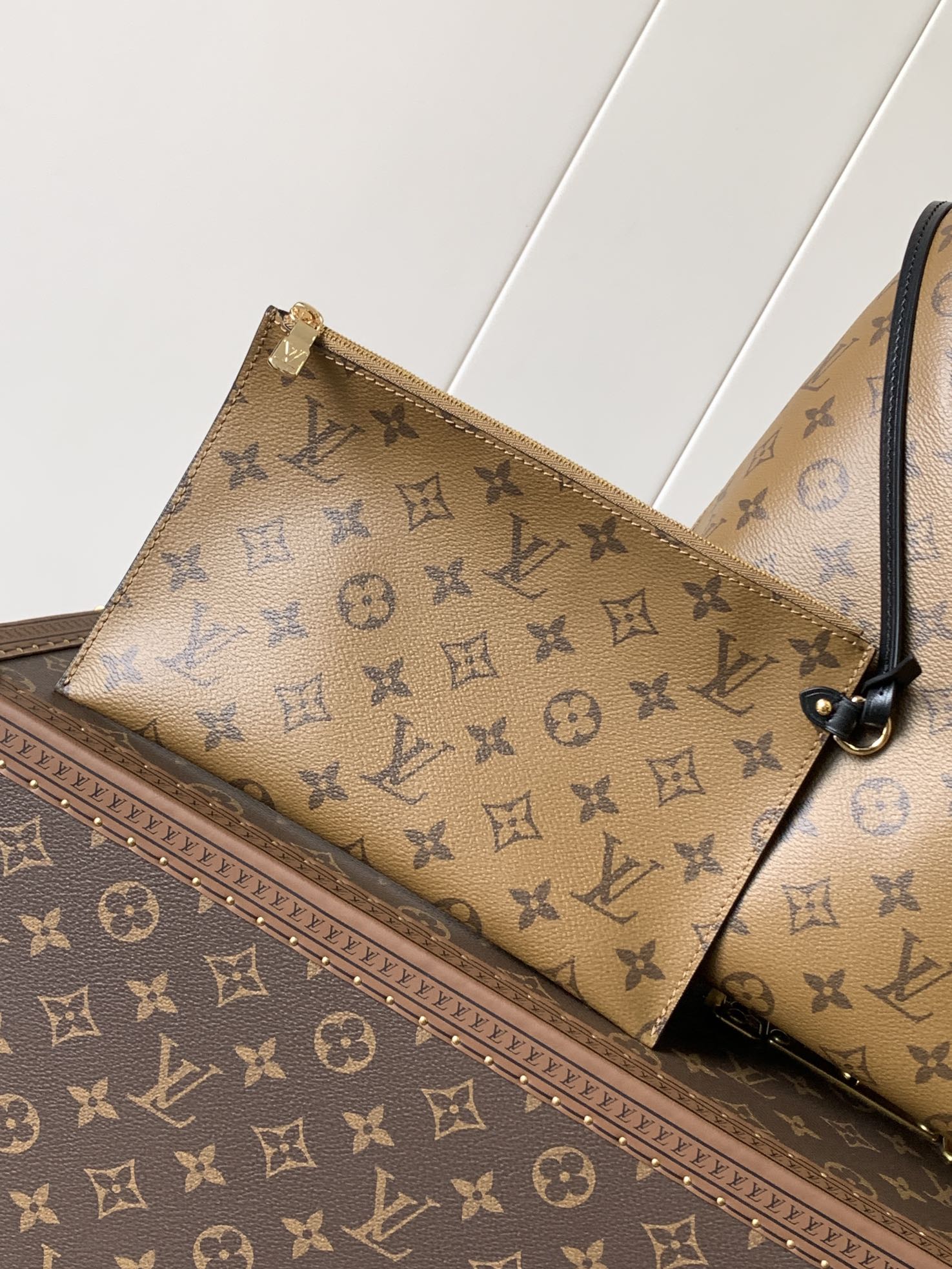 LV原單仿款OnTheGo大托特包咖啡色柔感Monogram手提肩背兩用款｜歐美奢侈品精品推薦