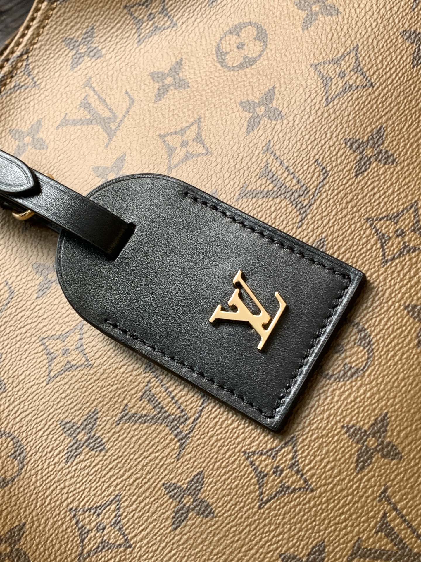 LV原單仿款OnTheGo大托特包咖啡色柔感Monogram手提肩背兩用款｜歐美奢侈品精品推薦