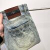 LV高仿男士水洗牛仔褲 後袋老花刺繡精品丹寧長褲|超A仿原單精品圖片 2 LV高仿男士水洗牛仔褲 後袋老花刺繡精品丹寧長褲|歐美奢侈品精品推薦