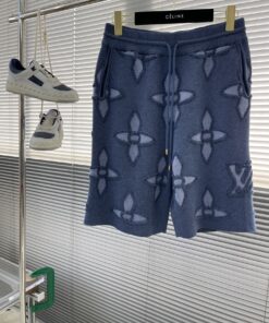 LV高仿花卉短褲設計感出眾 百搭休閒短褲必備款