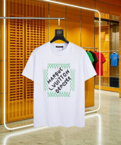 LV高仿白色印花短T 趣味文字設計 潮流百搭款