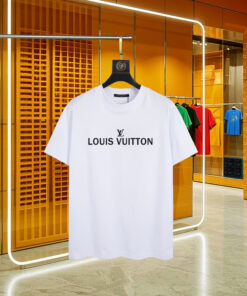 LV高仿白色短T 經典LOGO素面設計 日系清新風