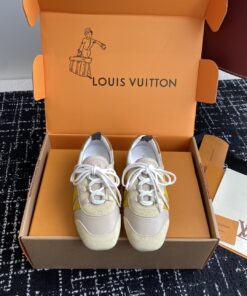 LV奢侈品復刻版Sneakerina芭蕾鞋亮黃色明亮出眾