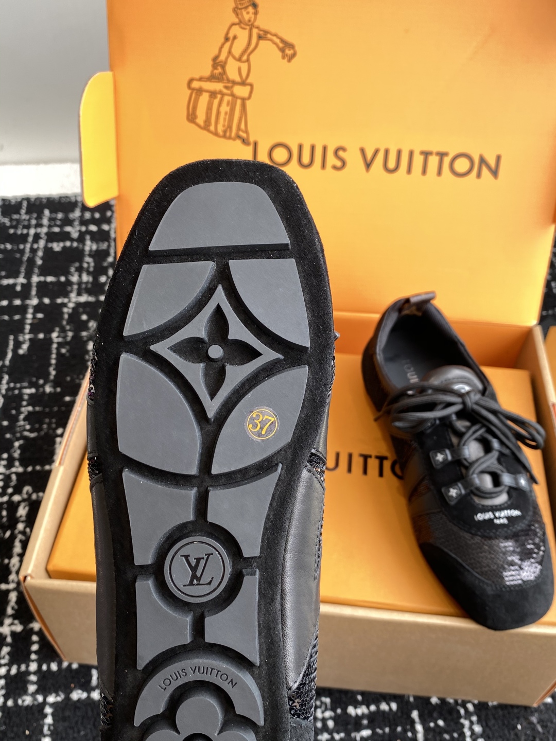 LV原單級Sneakerina磨砂黑芭蕾鞋低調質感必收款｜歐美奢侈品精品推薦