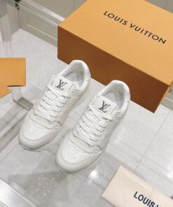 LV原廠復刻Run Away 白色真皮運動鞋 男士必備百搭款