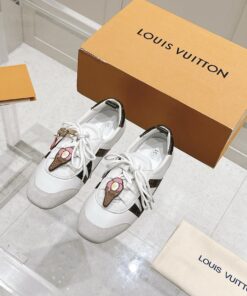 LV白灰德訓鞋復刻版 Sneakerina系列全新女款運動風格