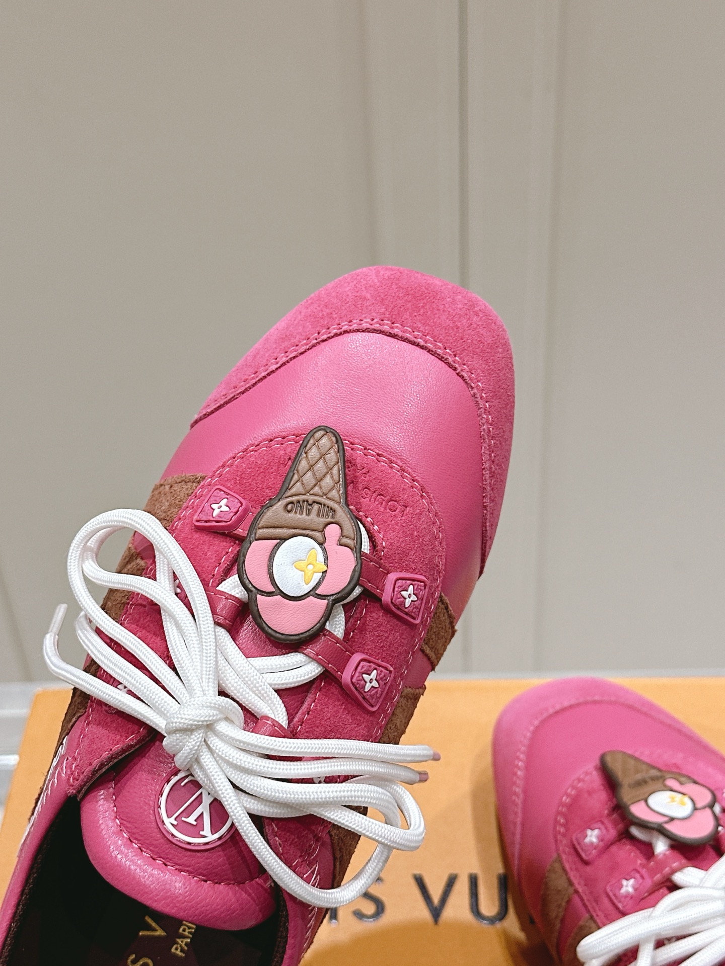 LV玫紅芭蕾運動鞋 超A貨女鞋 Sneakerina系列甜美風必備｜歐美奢侈品精品推薦