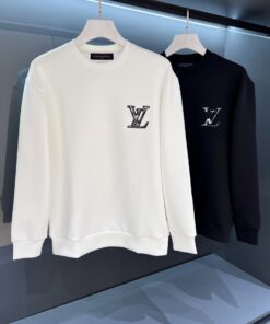 LV一比一立體刺繡長袖衛衣 簡約中展現高端質感設計