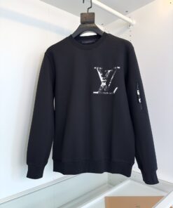 LV高仿刺繡花卉圓領衛衣 精緻工藝立體圖騰質感推薦款