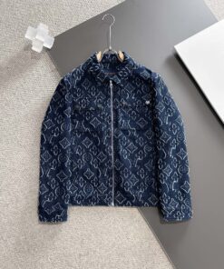 LV高仿翻領拉鍊夾克 時尚百搭街頭潮流必備款