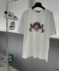 LV原單棉質短袖T恤復刻版 時尚威斯敏斯特散步圖騰