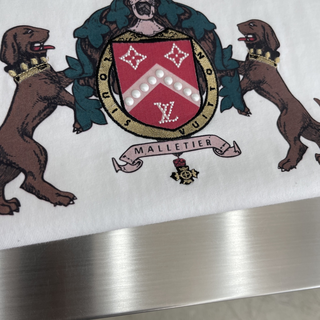 LV原單棉質短袖T恤復刻版 時尚威斯敏斯特散步圖騰｜歐美奢侈品精品推薦