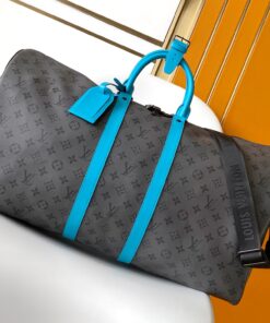 LV高仿M11481男士旅行包藍色配件限量時尚款