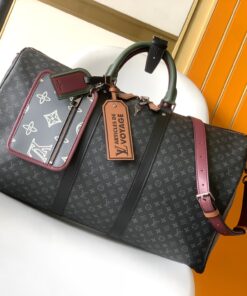 LV高仿M56855拼色旅行包限量男士百搭時尚袋款