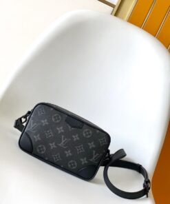 LV原單M14058單肩包Eclipse黑色小包百搭通勤推薦