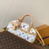 LV高仿M13084 Alma BB手提包彩色老花復古小巧經典款｜歐美奢侈品精品推薦