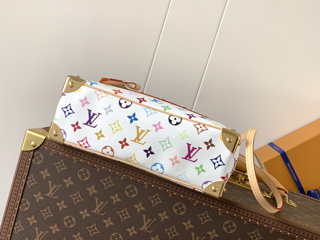 LV高仿M13084 Alma BB手提包彩色老花復古小巧經典款｜歐美奢侈品精品推薦