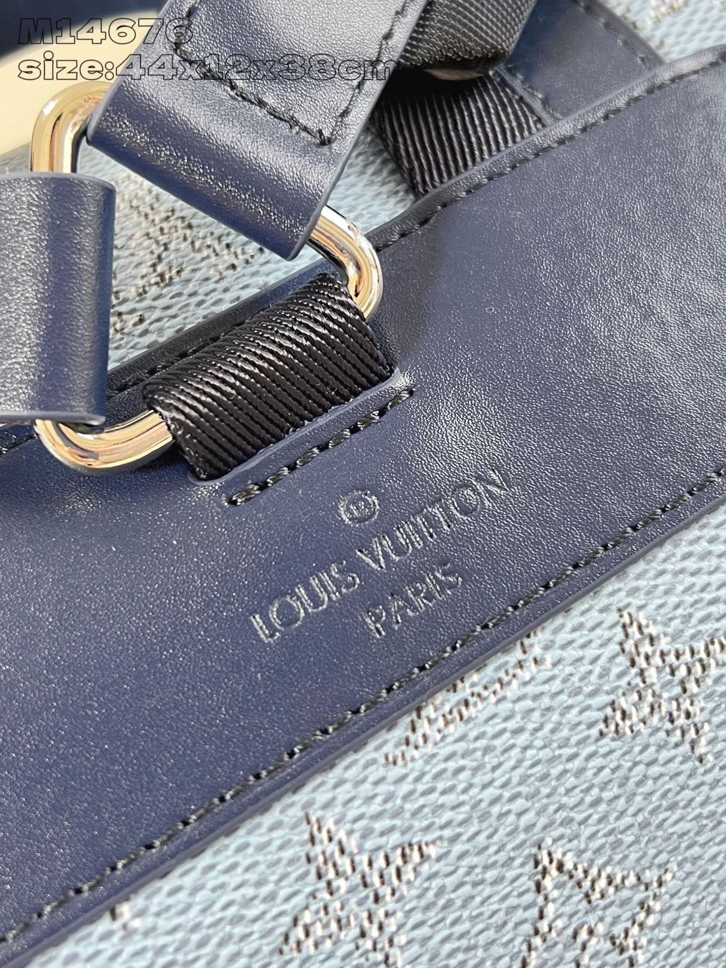 LV高仿M14676天藍後背包Monogram帆布大容量登山包設計款｜歐美奢侈品精品推薦