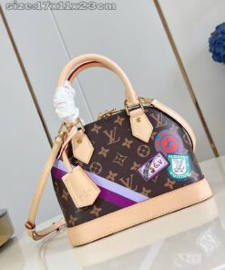 LV一比一 PO1917 老花貼章手袋 小巧可愛收藏款