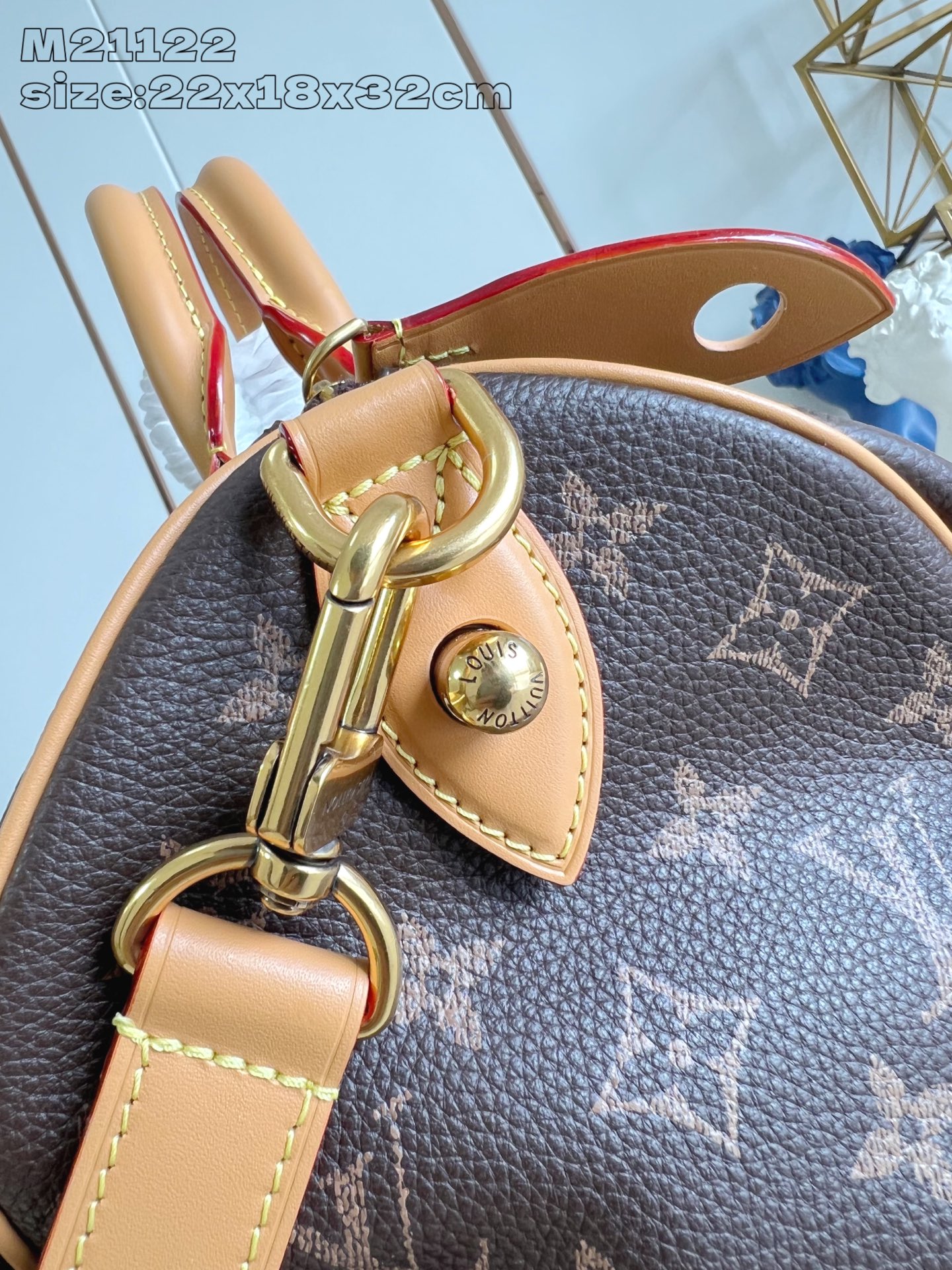 LV原單 M21122 Monogram Speedy 32 經典帆布手袋｜歐美奢侈品精品推薦