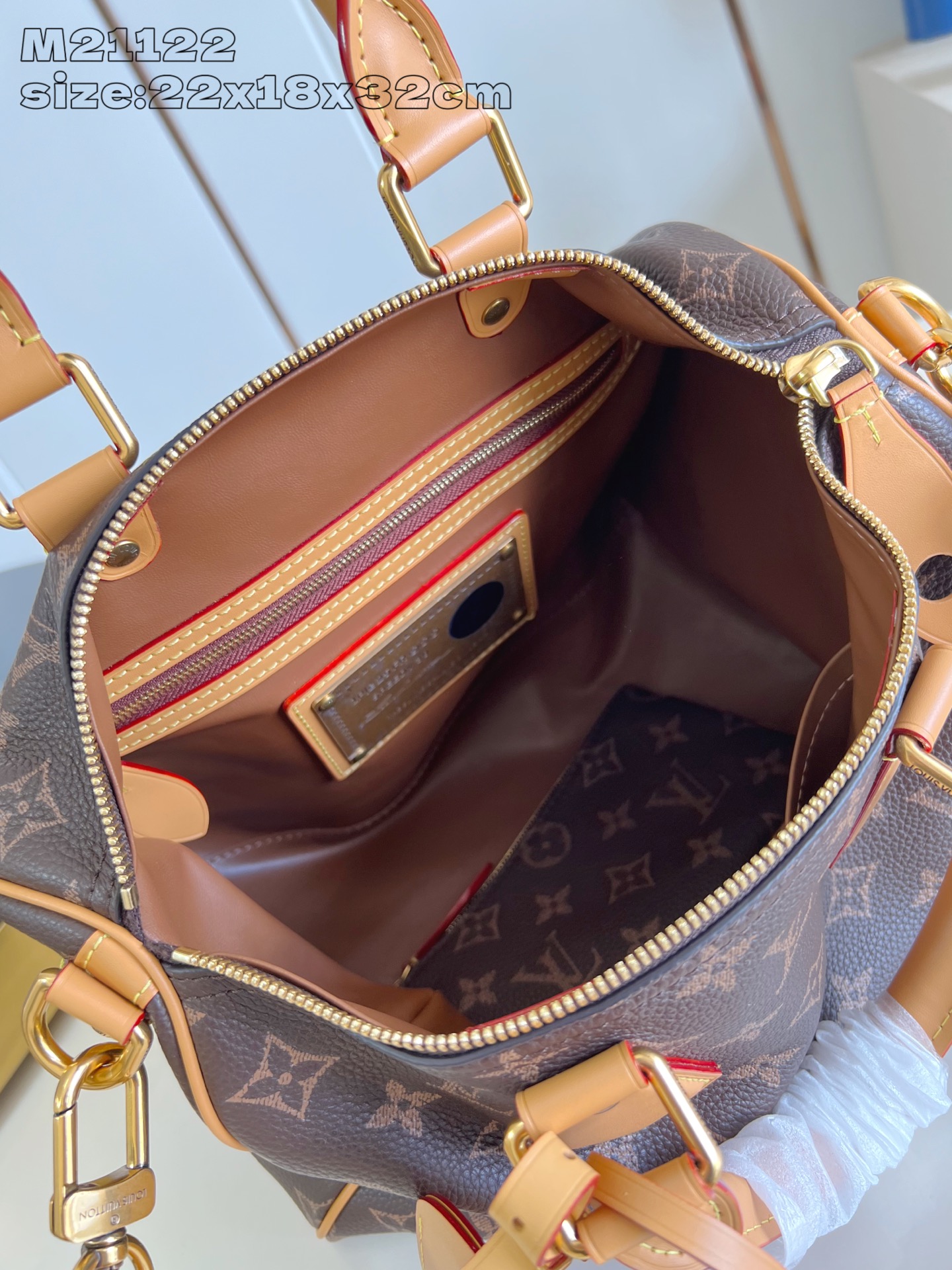 LV原單 M21122 Monogram Speedy 32 經典帆布手袋｜歐美奢侈品精品推薦