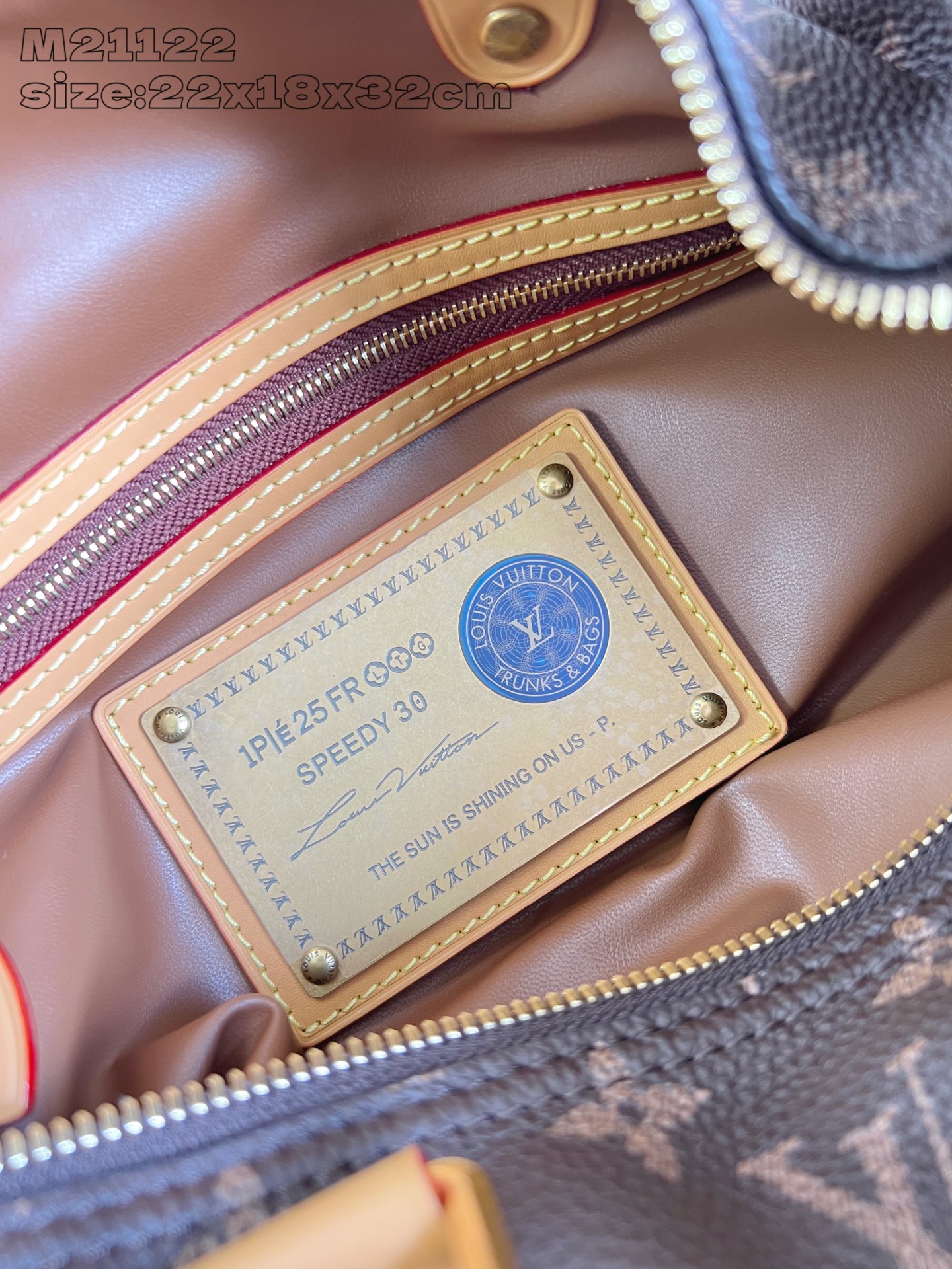 LV原單 M21122 Monogram Speedy 32 經典帆布手袋｜歐美奢侈品精品推薦