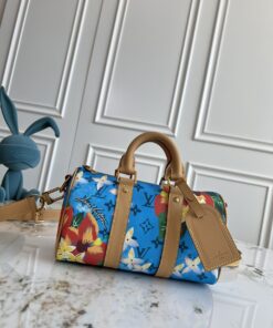 LV一比一花卉Nano Speedy迷你包熱帶風設計輕巧百搭款