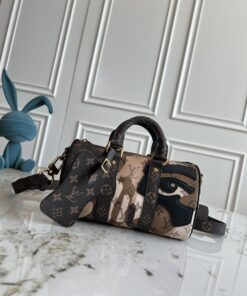 LV原單Nano Speedy手袋拼接圖騰設計街頭風造型潮人必備