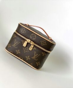 LV原單M44936化妝箱手提包Monogram老花金扣優雅百搭款