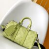 LV高仿M14078 Keepall 25檸檬綠Monogram小牛皮旅行袋夏季時尚推薦｜歐美奢侈品精品推薦