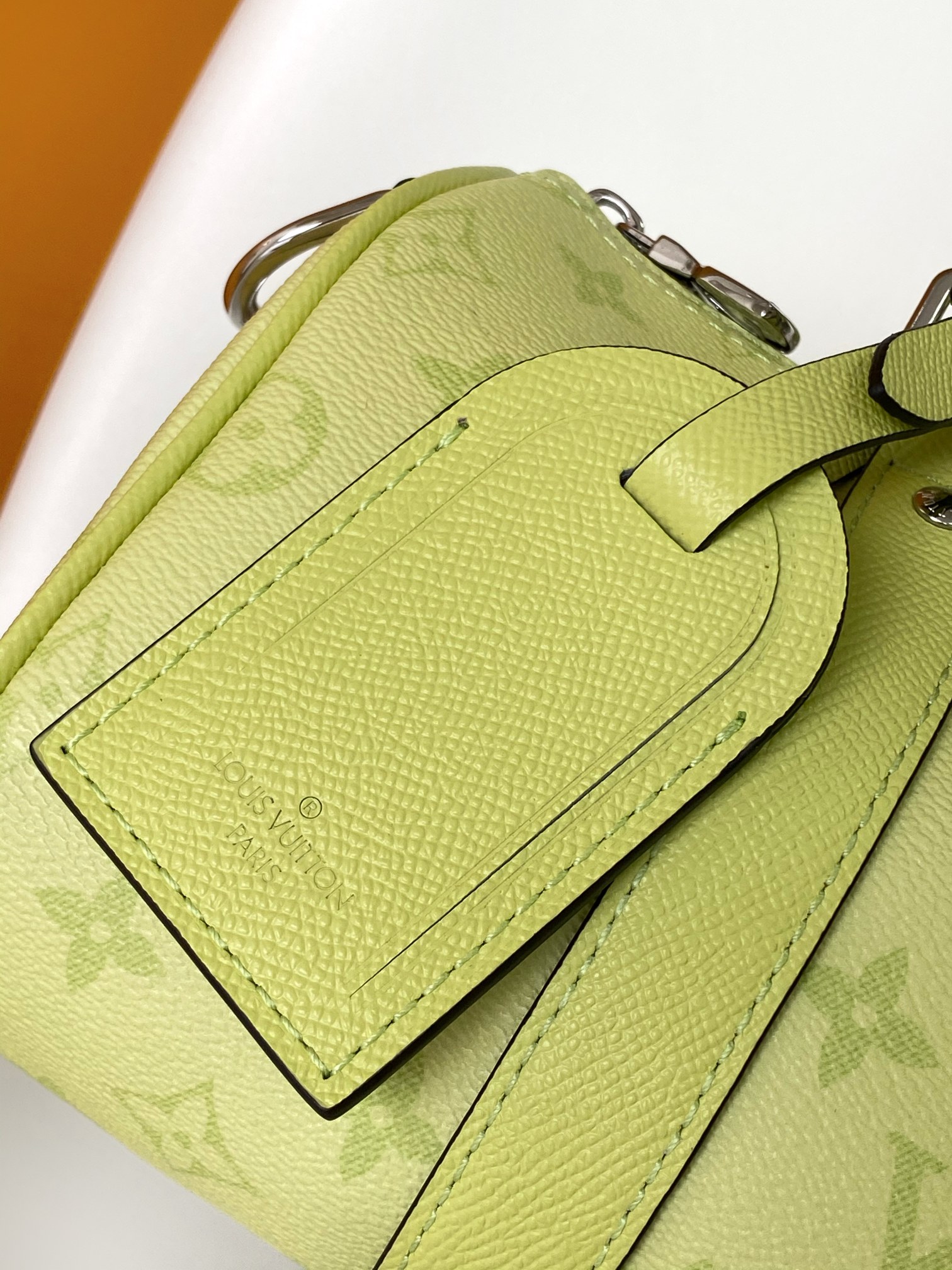 LV高仿M14078 Keepall 25檸檬綠Monogram小牛皮旅行袋夏季時尚推薦｜歐美奢侈品精品推薦