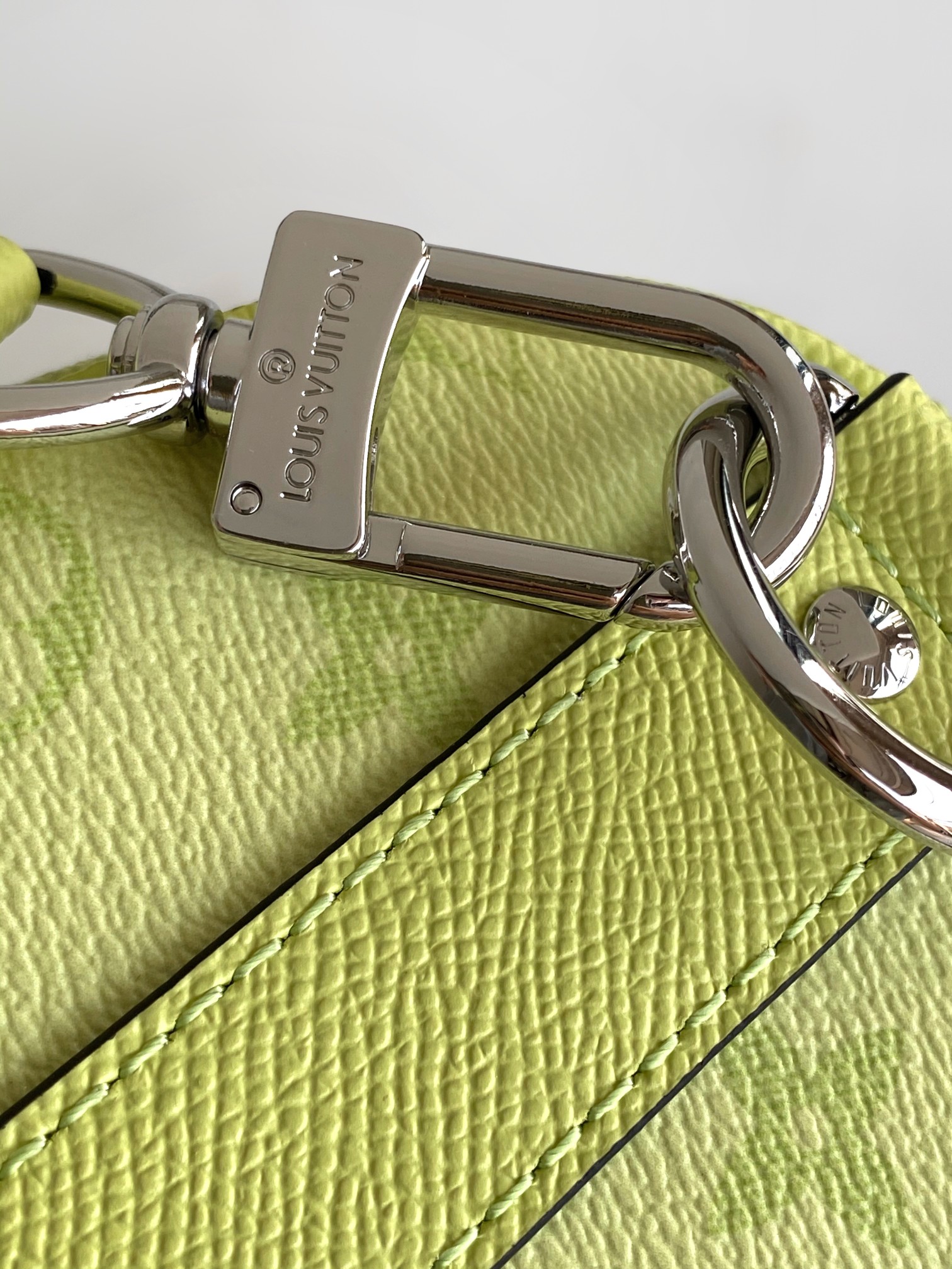 LV高仿M14078 Keepall 25檸檬綠Monogram小牛皮旅行袋夏季時尚推薦｜歐美奢侈品精品推薦