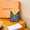 LV精品仿製M12853黃拼Monogram名片夾卡夾時尚小皮件卡包推薦｜歐美奢侈品精品推薦