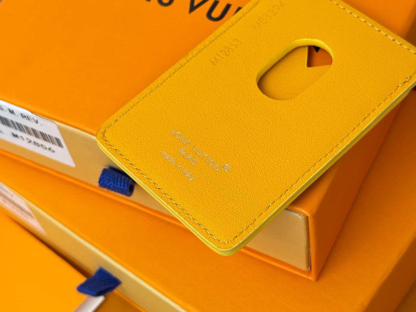 LV精品仿製M12853黃拼Monogram名片夾卡夾時尚小皮件卡包推薦｜歐美奢侈品精品推薦