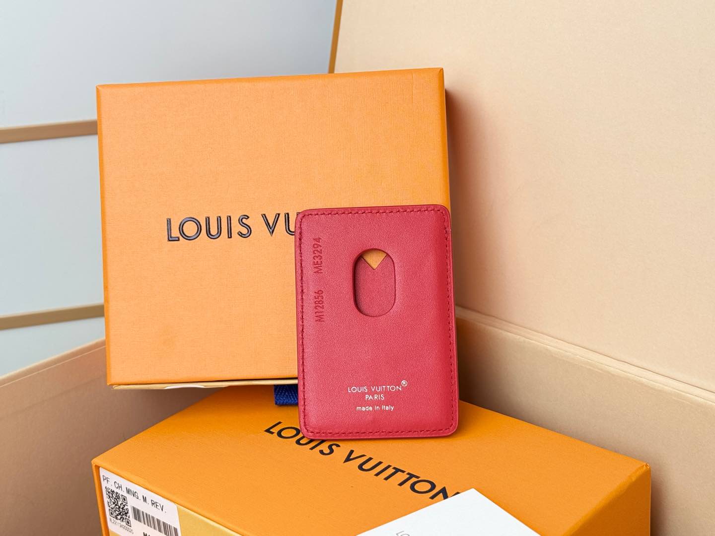 LV精品仿製M12856粉紅拼Monogram卡夾名片夾時尚小皮件推薦款｜歐美奢侈品精品推薦