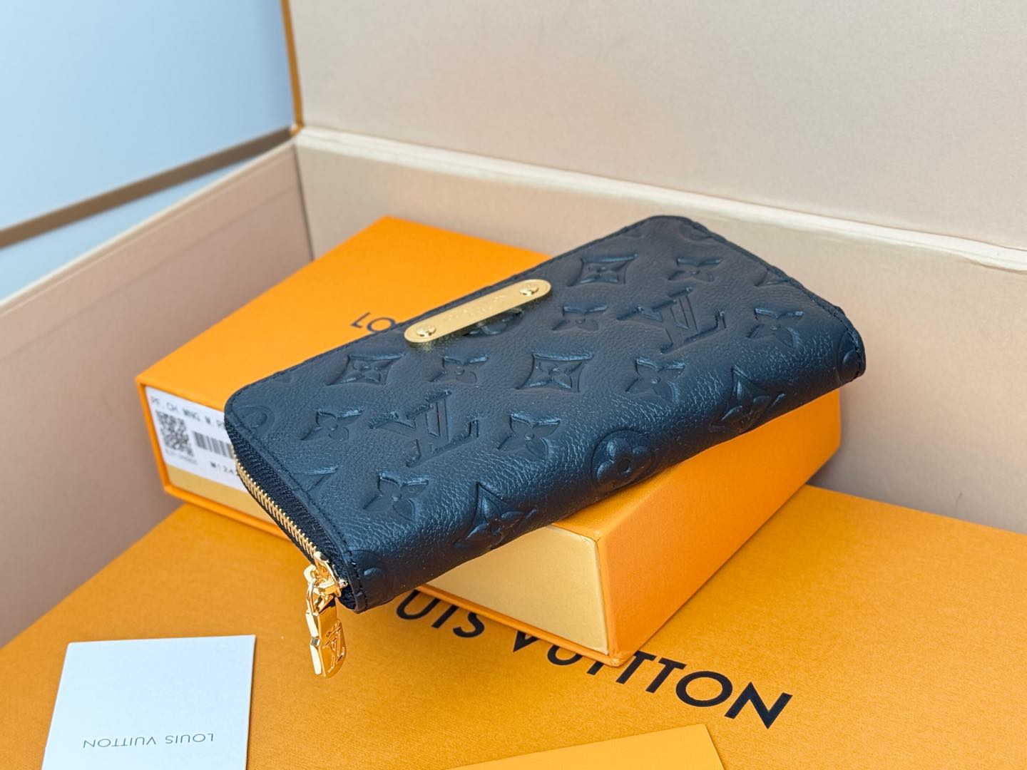 LV高仿M12425黑色Monogram Empreinte拉鍊長夾時尚精品長夾推薦｜歐美奢侈品精品推薦