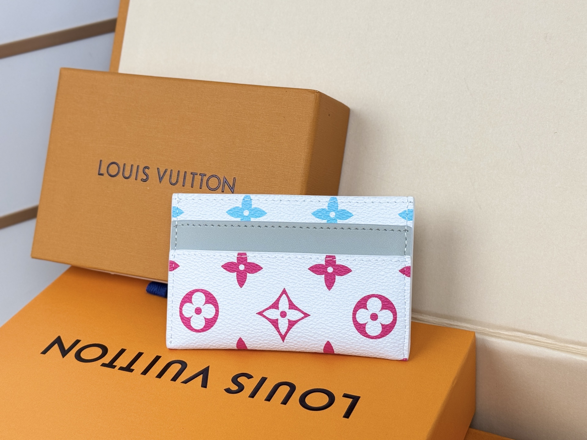 LV高仿M14355彩色老花卡夾精品仿製簡約風格實用推薦｜歐美奢侈品精品推薦