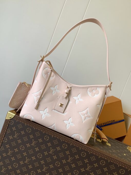 LV 高仿粉色Monogram肩背包優雅甜美風格推薦