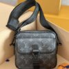 LV 一比一Monogram Eclipse郵差包 M12518潮流通勤百搭推薦款｜歐美奢侈品精品推薦