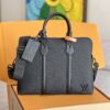 LV A貨黑色全皮手提斜背包 M59159質感通勤推薦款｜歐美奢侈品精品推薦