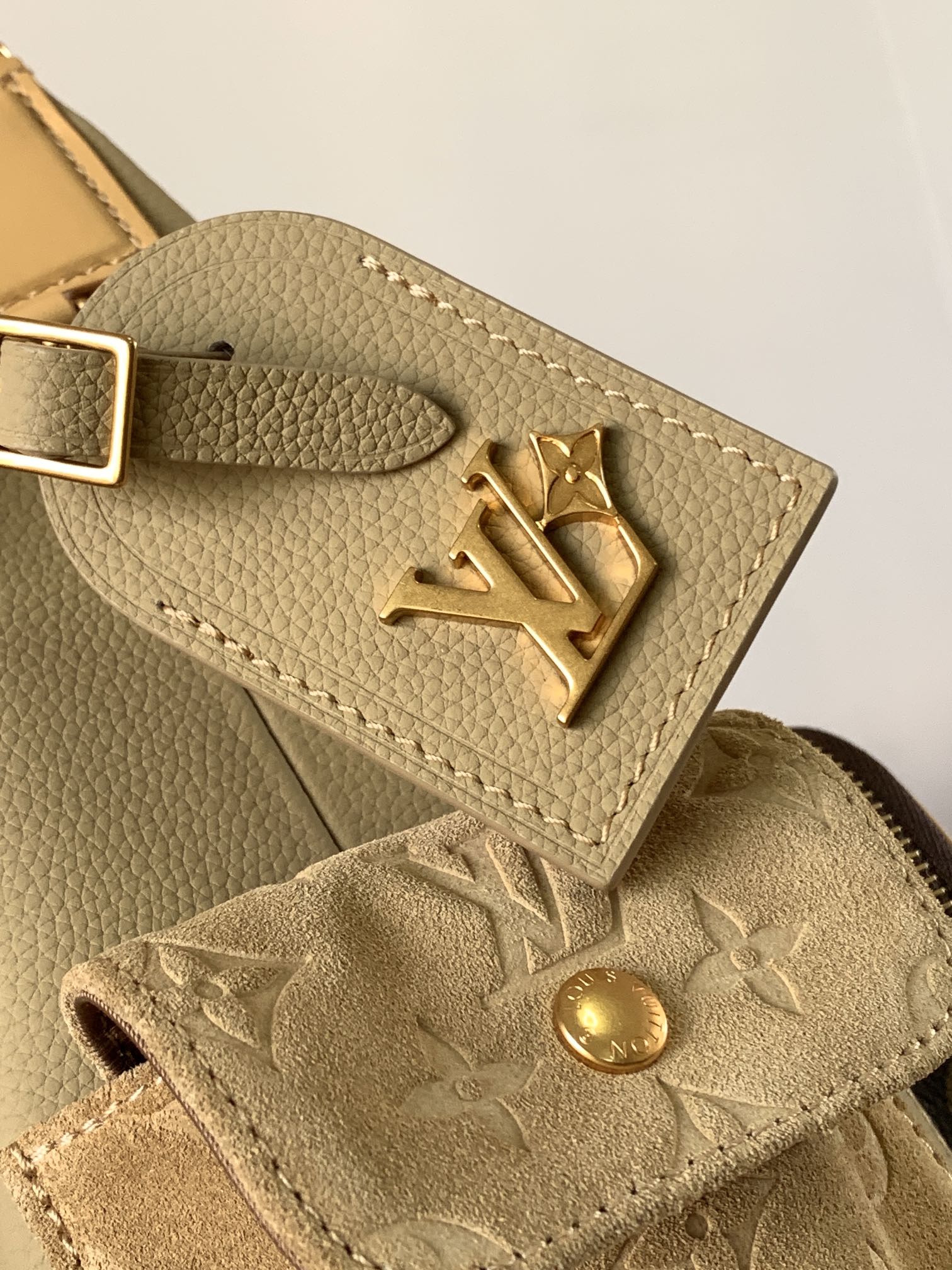 LV 一比一拼色Monogram雙袋水桶包休閒百搭人氣推薦款｜歐美奢侈品精品推薦