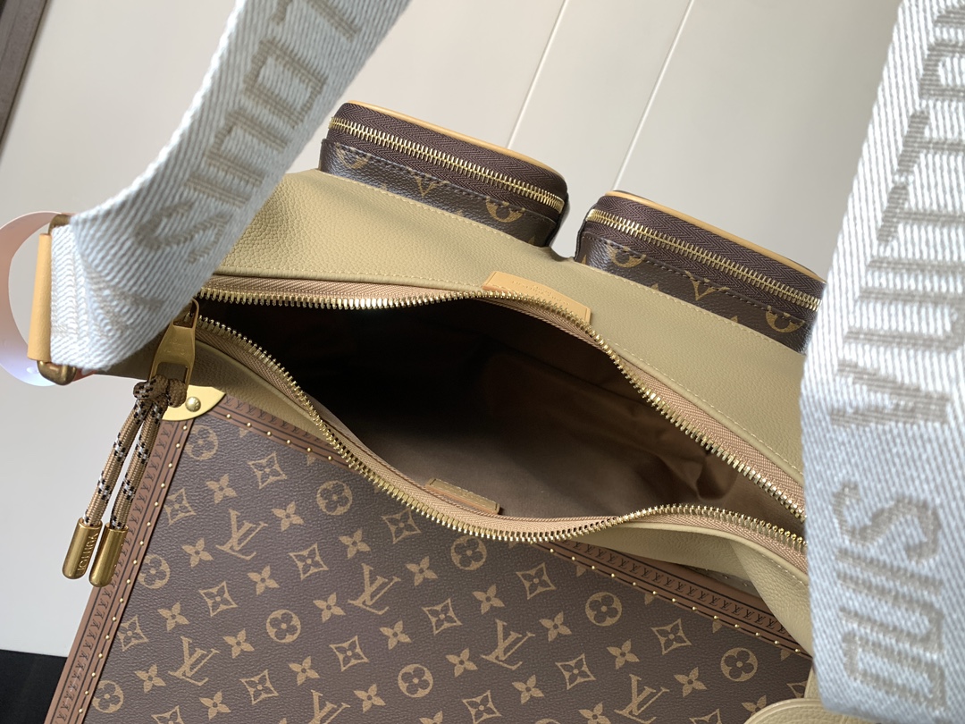 LV 一比一拼色Monogram雙袋水桶包休閒百搭人氣推薦款｜歐美奢侈品精品推薦