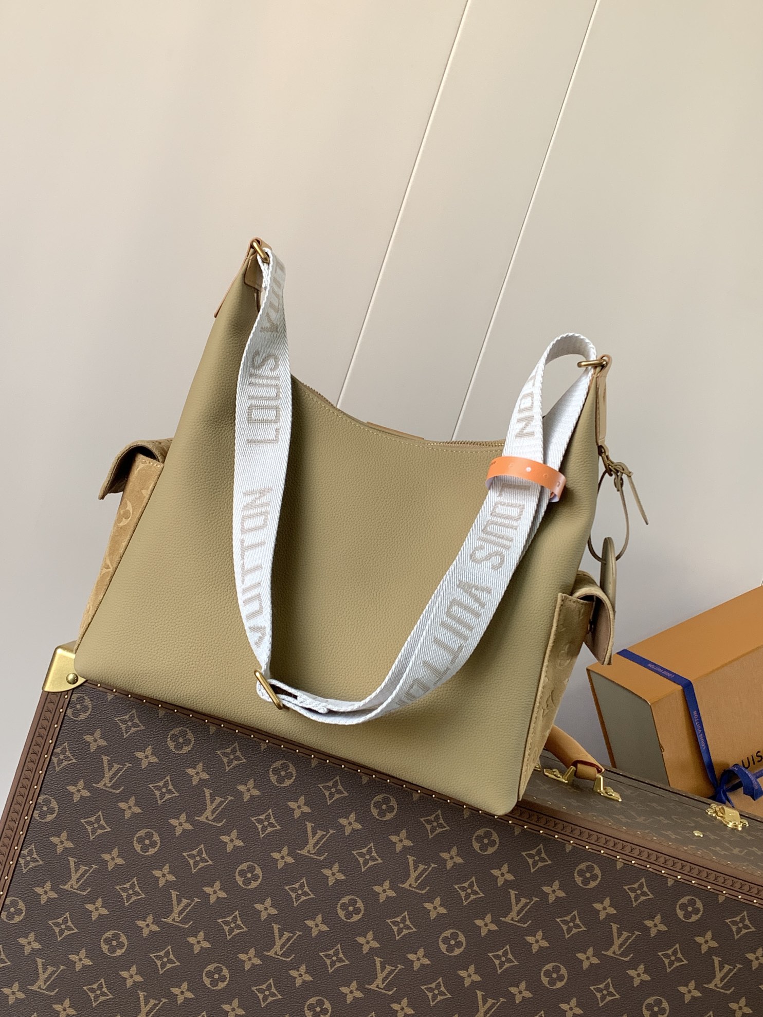 LV 一比一拼色Monogram雙袋水桶包休閒百搭人氣推薦款｜歐美奢侈品精品推薦
