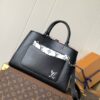 LV A貨Epi黑色壓紋拼Monogram內裡托特包質感通勤人氣推薦款｜歐美奢侈品精品推薦