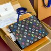 LV 一比一彩虹Monogram黑色拉鍊手拿包文件包人氣時尚百搭推薦｜歐美奢侈品精品推薦
