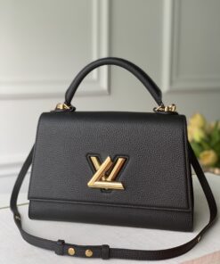 LV 高仿 M57090 Capucines Mini 手袋 黑色小牛皮氣質款