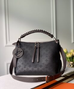 LV高仿M56073黑色Hobo包編織手柄質感百搭新款推薦