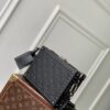 LV一比一黑色Soft Trunk手袋潮流硬箱造型斜背包男款首選｜歐美奢侈品精品推薦
