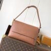 LV A貨翻蓋手提包粉裸色通勤女包氣質百搭簡約設計款｜歐美奢侈品精品推薦