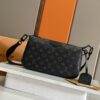 LV一比一黑色斜背包 Monogram Eclipse男用款 對標正品輕便設計｜歐美奢侈品精品推薦